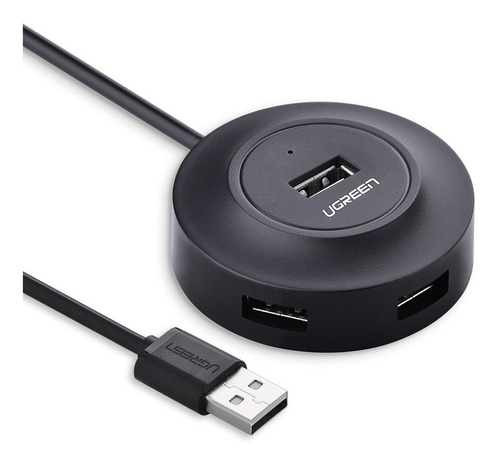 Ugreen Multipuerto 4 Usb A 2 .0 480mbps Con Cable De 80cm