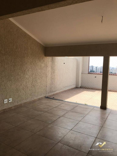 Cobertura Com 2 Dormitórios À Venda, 124 M² Por R$ 510.000 - Paraíso - Santo André/sp - Co0532