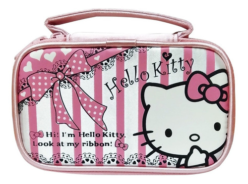 Estuche Tela Hello Kitty Consola Nintendo Ds Lite Dslite