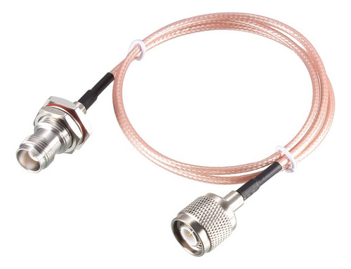 Cable Coaxial Rg316 Tnc Macho A Tnc Hembra Pasante 50ohm 24