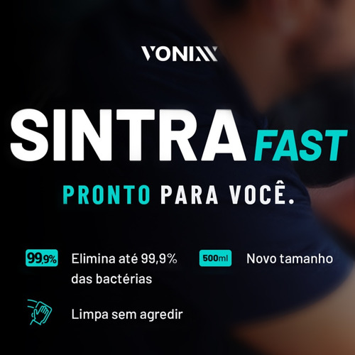Imagem 2 de 3 de Limpeza Interna De Carro Sintra Fast 500ml - Vonixx