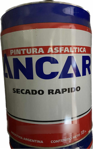 Pintura Asfáltica Solvente 18 Lts