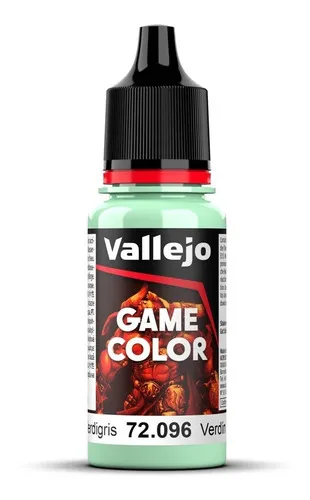 Colores Pinturas Acrilicas Game Color Vallejo Modelismo 17ml Color 72096 Verdín-verdigris