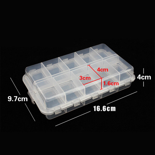 Caja De Aparejos De Pesca Plegable Premium Portátil Con 20