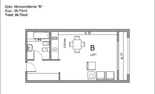 Imagen 4 de 4 de Departamento En Venta En Ituzaingo Sur