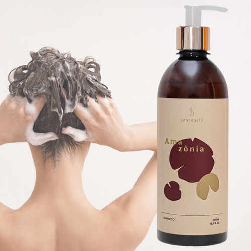 Shampoo Amazônia Low Poo 500ml Hidratação Fortalecimento