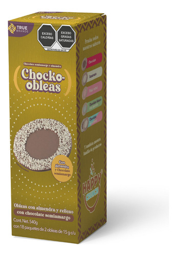 Chocko-obleas Almendra 18x2