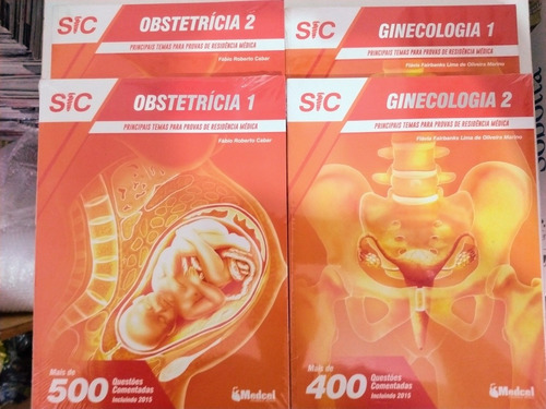 Coleção Sic Medcel Ginecologia E Obstetrícia 4 Volumes