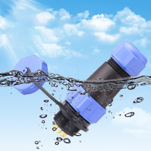 Enchufe De Aviación Conector Impermeable Ip68 Para 10 Pines