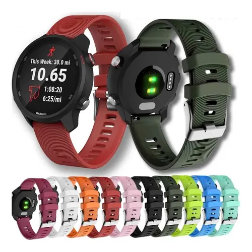 Compatible Correas Reloj Forerunner 245 Pulseras Silicona 20 - Temu Chile