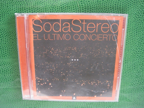 Soda Stereo El Ultimo Concierto Parte A Cd Original 1997 Bmg