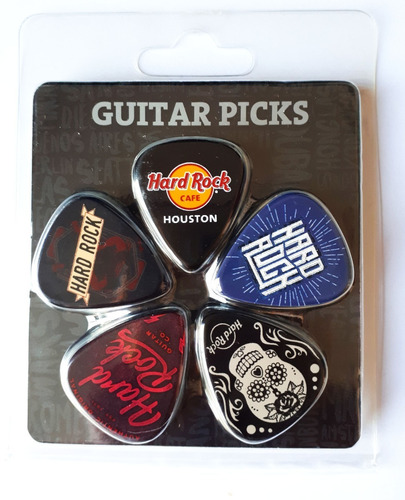 Hard Rock Cafe® Set De 5 Púas/uñas De Guitarra De Colección