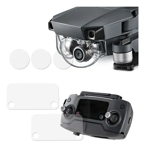 Pel cula Tela Controle Remoto Lente C mera Drone Mavic Pro