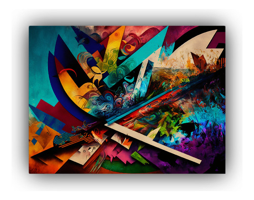 Arte De Pared Inspiraciones Abstracción Vision 45x30cm