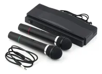 Comprar Kit 2 Micrófonos Inalámbricos Vhf Con Transmisor 10 Mts 