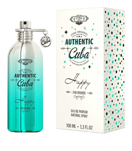 Authentic Cuba Happy For Women 100 Ml Edp Original