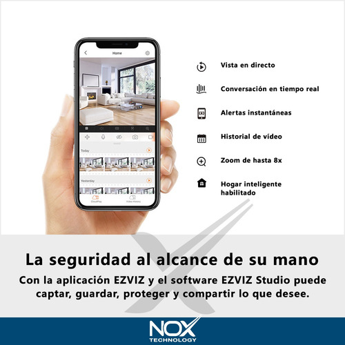 Kit 2 Camara De Seguridad Wifi Ezviz H3c 2mp 1080p Exterior