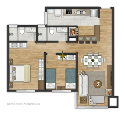 Imagem 2 de 14 de Apartamento A Venda No Centro De Canela/rs - 651