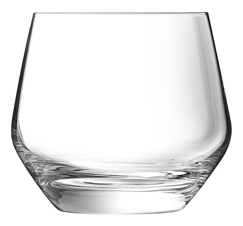 Kit De 6 Copos Para Whisky Ultime Cristal Transp Luxo 350ml Cor Transparente