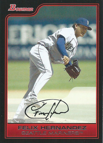 Barajita Felix Hernandez Bowman 2006 #176 Marineros