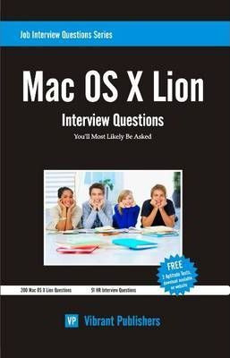 Mac Os X Lion : Interview Questions You'll Most Likely Be...