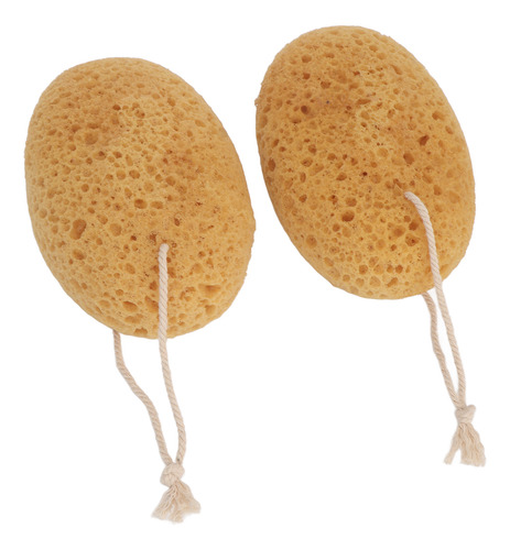 2pcs Body Scrubber Bath Exfoliating Sponge Smooth Smooth