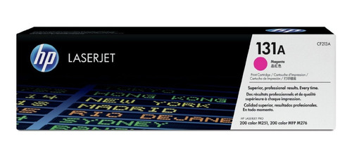 Toner Hp Cf213a 131a M251/276 Magenta 1800 Copias