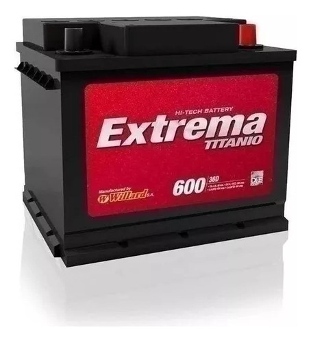 Bateria Willard Extrema 36d-600 12 Meses Garantia