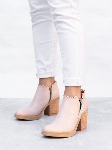 Botas Botinetas Mujer Doble Cierre Lateral Cloy Bym Shoes