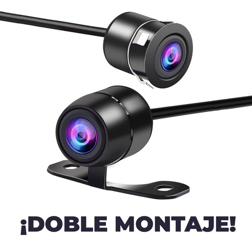 Camara Marcha Atras Con Vision Nocturna 18mm Audio Car