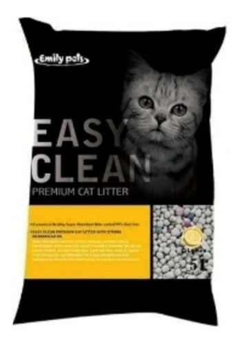 Arena Sanitaria Easy Clean Emily Pets 24kg Limón Despacho Rm