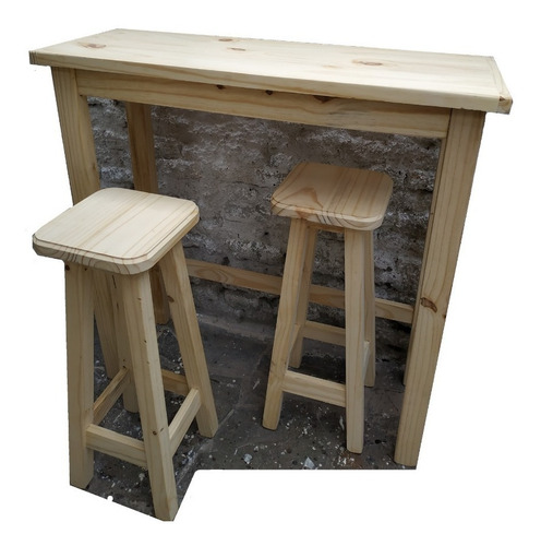 Mesa Desayunador Barra Bar Comedor Arrime Sin Pintar