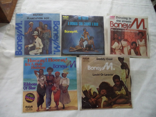 Boney M 5 Singles De 45 Mexicanos De Coleccion