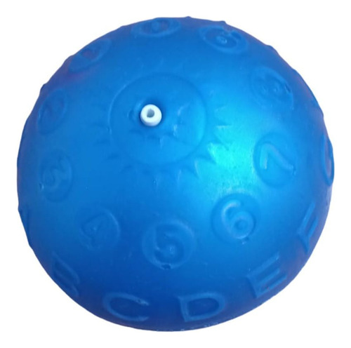 Pelota  Pvc  Letras # 5 Diámetro 9cms