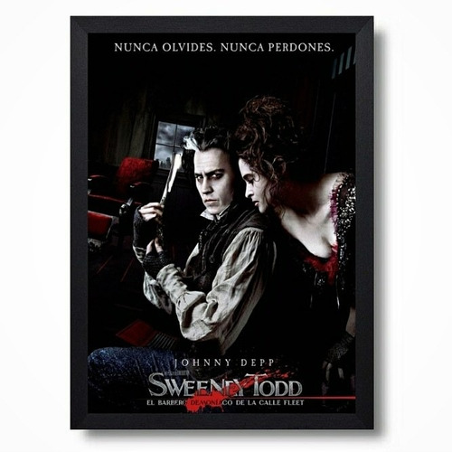 Cuadro Sweeney Todd Marco Con Vidrio 35x50