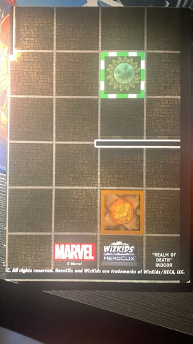 Marvel Heroclix Black Panther Mapa Area Azul Y Reino Muerte (Usado)