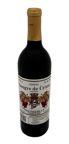 Vino Tinto Mexicano Sangre De Cristo 750ml