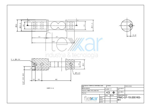 Celda De Carga Cf 5-15-30-50-100-200 Acero Inoxidable