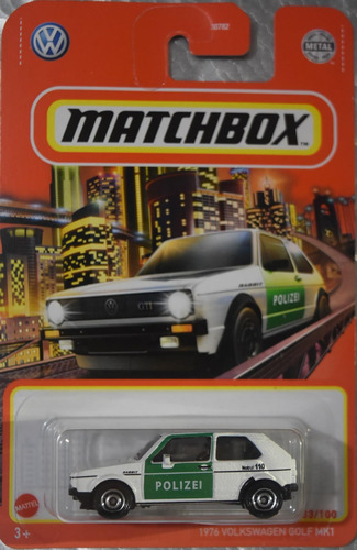 Matchbox Volkswagen Golf Mk1 1976 #33 Espectacular Y Clasico