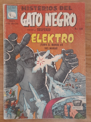 Cómic Misterios Del Gato Negro Número 130 La Prensa 1961