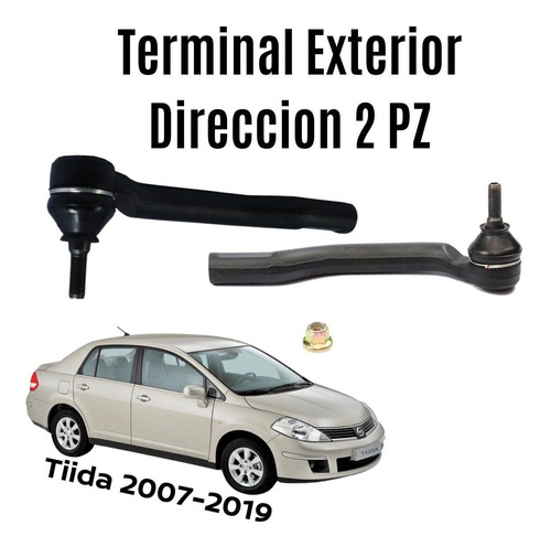 Kit Terminales Direccion Ext Tiida 2017 Original