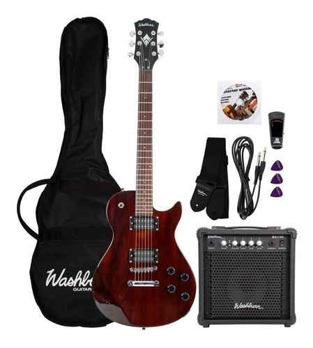 Pack Guitarra Eléctrica Washburn Win14b Pack Original