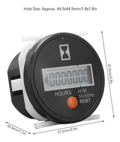 Digital Hour Meter High Precise Mechanical Hourmeter Wide