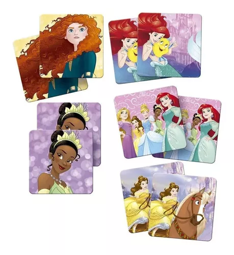 Jogo Educativo da Memória Princesas Disney – Crescer Brincando