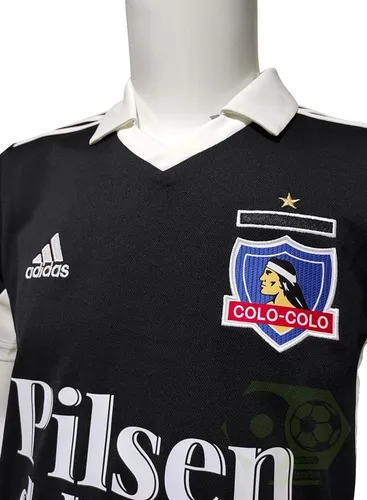 Camiseta Colo Colo 2022 Visita Negra adidas Original