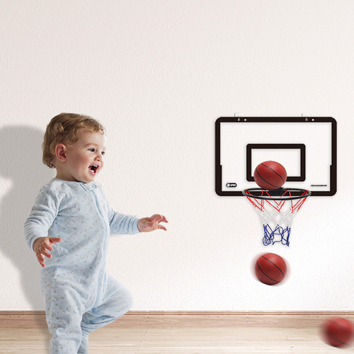 Tabla De Baloncesto Transparente Con Puerta Colgante, Cesta