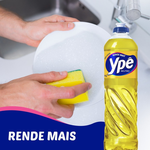 Detergente líquido neutro Ypê 500ml
