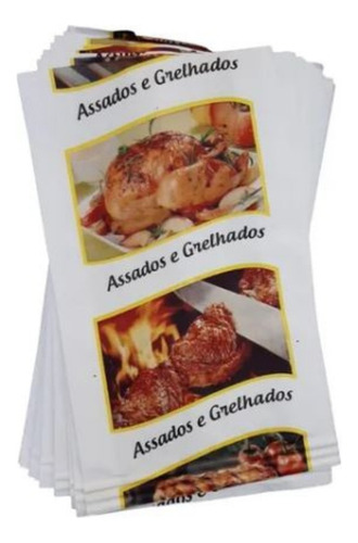 Saco Termico Frango Assado Carne Com Barreira Gordura 200 Un