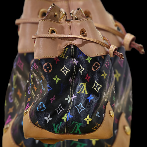 Bolso De Mano Louis Vuitton Monograma Multicolor Ursula Negro Multicolor Oro Marrón Claro (Usado)