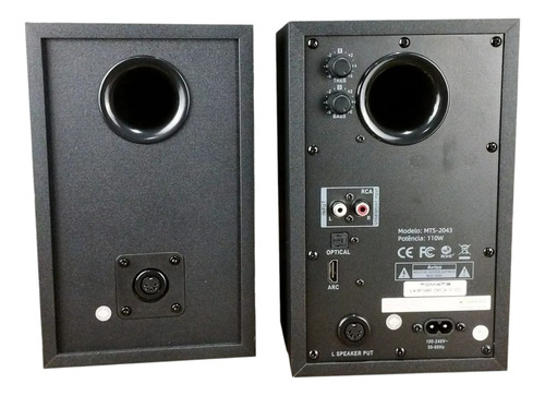 Monitor De Áudio Profissional Caixa De Som 110w Bivolt